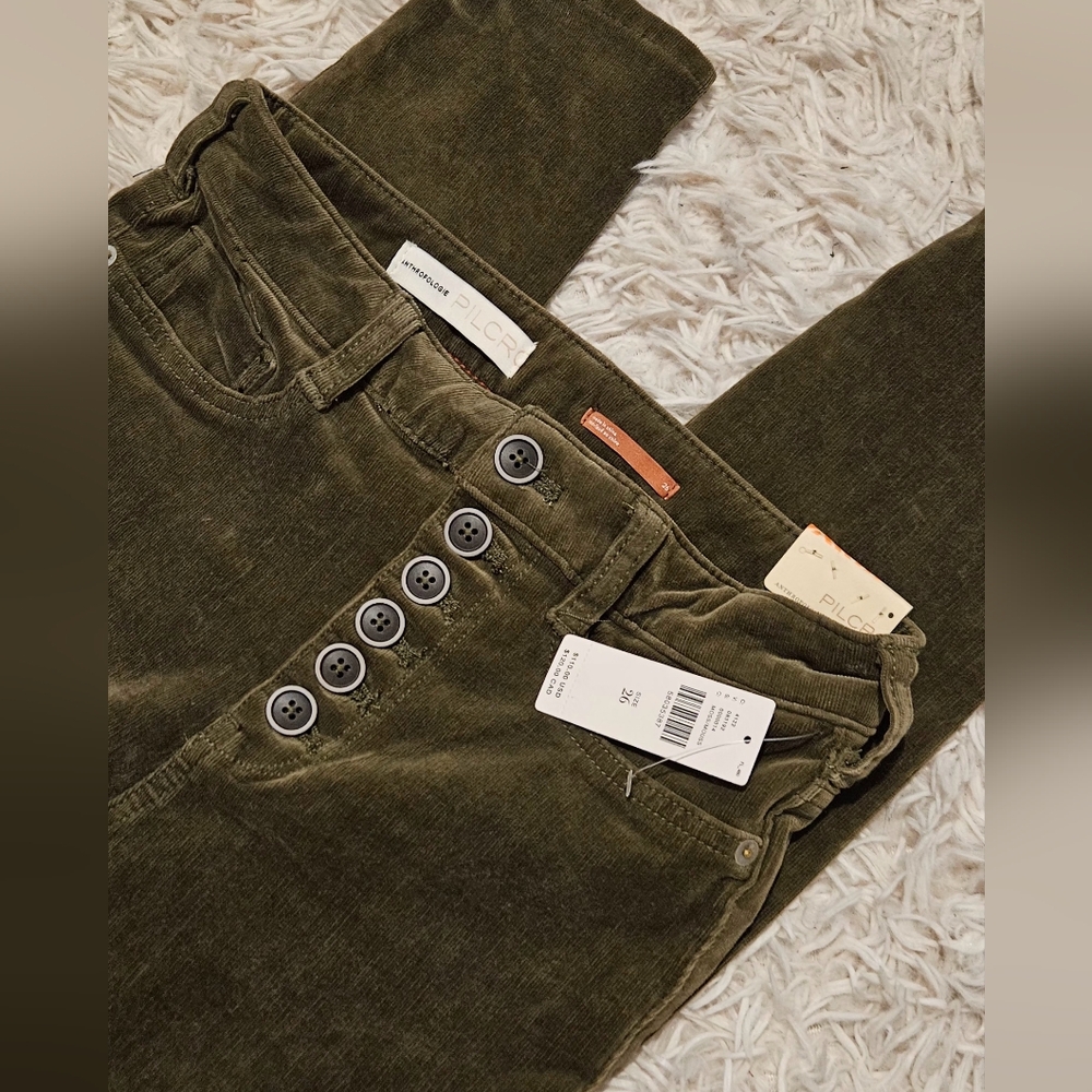 NWT Anthropologie Pilcro . High Rise Skinny Size 26